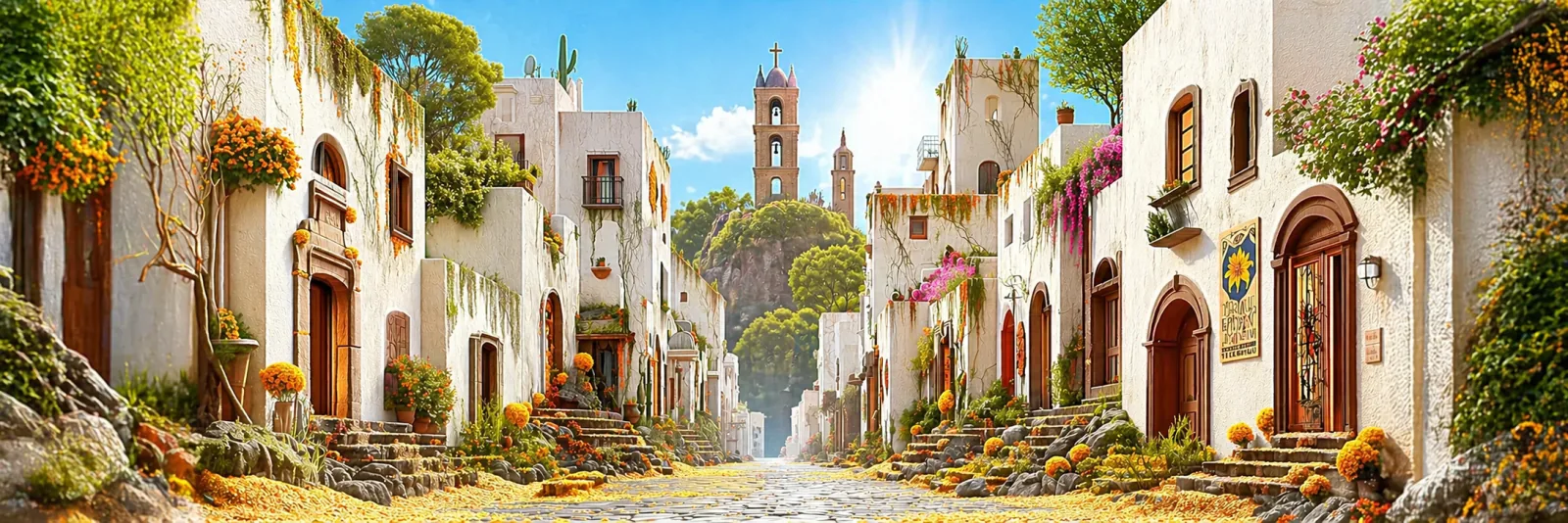 Ciudad de los Muertos днём — место действия игры